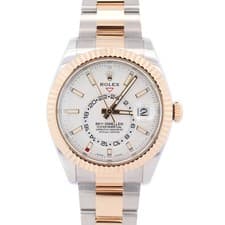 Rolex Sky-Dweller 42mm White Dial Watch Ref# 326933