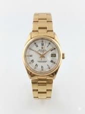 ROLEX Oyster Perpetual Date 34mm 15505 Gold Plated Cal. 3035 Dial 1985