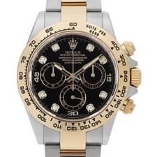 ROLEX Cosmograph Daytona 8P diamond 116503G black Random Number second hand mens