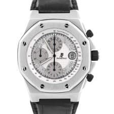 Audemars Piguet Royal Oak Offshore SILVER Stainless Steel 42mm 25770ST Watch