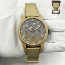 IWC Pilot Top Gun Perpetual Calendar Mojave Desert IW503004 46.5MM Box Papers