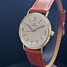 Hamilton "Fairlane" 10KT Gold FORD Motor Co. Presentation Men's Watch - SERVICED