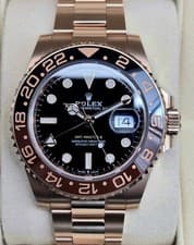2019 UNPOLISHED Rolex GMT-Master II 126715CHNR Rose Gold COMPLETE SET