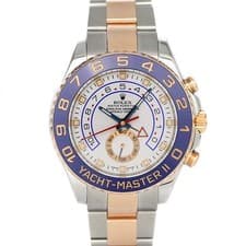 Rolex Yacht-Master II 116681 44mm K18 Pink Gold White Dial Automatic Box #KN022