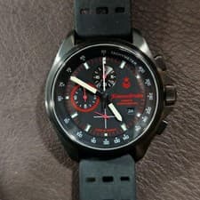 RARE Komandirskie K34 Chronograph Quartz Black Dial Date Watch Vintage Men