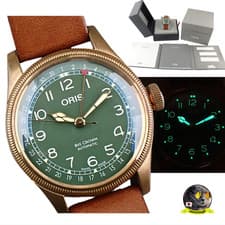 Oris Big Crown Pointer Date Green Dial 80th ANNIVERSARY 01 754 7741 3167 GOOD