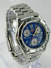 Tag Heuer 2000 Professional CK1112 Chronograph Date 38MM Quartz Watch Size 6.5