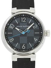 LOUIS VUITTON Tambour GM Damier Graphite QA073Z SW15703
