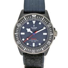Tudor Pelagos FXD 25707KN 42mm Black Carbon Blue Dial Automatic Box #KN412