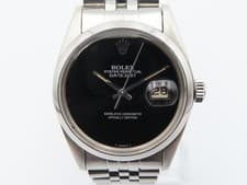 1979 Rolex Datejust 16030 Vintage 36mm Automatic Wristwatch - Custom Onyx Dial