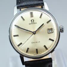 Vintage 1968 OMEGA Geneve 136.011 Cal.613 Men's Manual Watch 34mm 17J Date