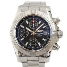 Breitling Avenger 2 Chronograph A13381 43mm Stainless Steel Black Dial #KN421