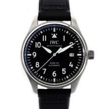 IWC Pilot Watch Mark XX IW328201 40mm Stainless Steel Black Dial #KN292