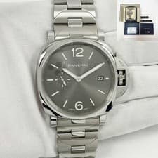 2025 Panerai Luminor Due PAM01387 42MM Grey Stainless Steel Box Papers