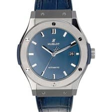 Hublot Classic Fusion 542.NX.7170.LR 42mm Titanium Blue Dial Automatic #KN322