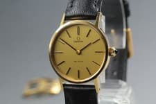 OMEGA De Ville Cal.625 511.0392 Gold Dial 24mm Hand Winding Men's Watch Used