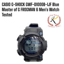 Auth CASIO G-SHOCK GWF-D1000B-1JF Blue Master of G FROGMAN 6 Men's Watch Tested