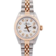Rolex Datejust 26mm White Dial Watch Ref# 69173