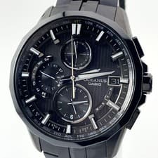 Casio Oceanus Manta OCW-S3000B-1AJF All Black Solar Radio Watch JP