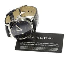 PANERAI RADIOMIR 1940 PAM00694 45mm SS Navy Dial Leather Strap Automatic #C020