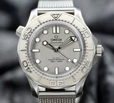 Omega Seamaster Diver 300M 42mm 210.30.42.20.06.002 Silver Steel Bracelet B&P