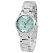 GUCCI G timeless YA1265051 Brand new, unused turquoise blue interlocking p