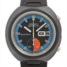 Seiko Speed Timer 6139-8010 SS SS AT black dial NSB