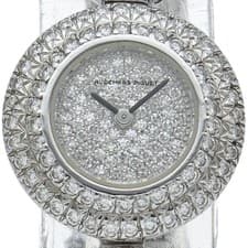 AUDEMARS PIGUET Jewelry watch with diamond bezel and diamond dial. 66228BC K...