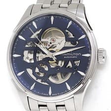 Hamilton Jazzmaster Skeleton H42535141 Watch See Through Back Skeleton Automatic
