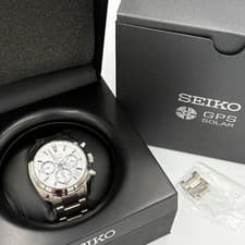 Excellent condition SEIKO ASTRON wristwatch white dial SBXC047 5X53 0AJ0 SEIKO A