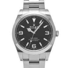 ROLEX Explorer 214270 black WATCH 723150