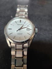 Seiko Presage SARX055 Automatic Titanium Snowflake Dial Men's Watch Box Used