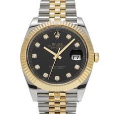 ROLEX Datejust 41 126333G Bright black/diamond WATCH 721862