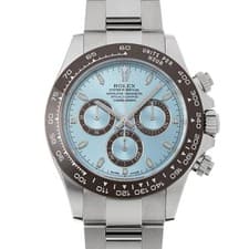 ROLEX Cosmograph Daytona 116506 Ice blue/Chestnut brown WATCH 723114