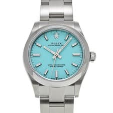 ROLEX Oyster Perpetual 31 277200 turquoise blue WATCH 725870