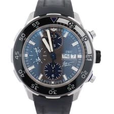 IWC Pilots Aquatimer Chronograph 45mm Grey Dial Watch Ref# IW376706