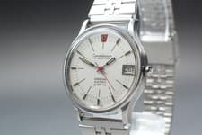 1970 Near MINT OMEGA Constellation f300Hz 35mm 198.003 Quartz Silver Men Vintage