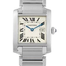Cartier Tank Franaise Steel Watch 2465