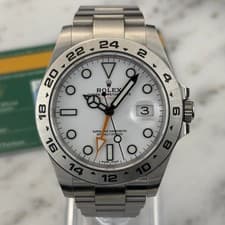 2019 Rolex Explorer II 216570 Polar Dial Men's 42mm Automatic Watch with Card