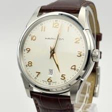 Hamilton Jazzmaster Slimline Quartz Mens Watch 41mm Premium wrist 18cm/7.1in