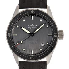 BLANCPAIN Fifty Fathoms Batis Calfskin 5000-1210-G52A second hand mens