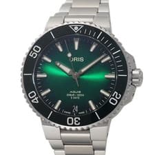 Oris Aquis Date Ref. 01 400 7769 4157 Green Dial 43mm Automatic 300M Men's watch