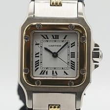 Working Cartier Santos Galbee AT Automatic White Dial Ladies Watch 0594330 12NBT