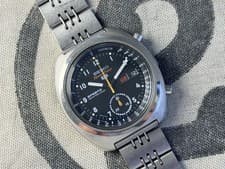 Vintage 1970 Seiko 6139-7010 SpeedTimer "Military" JDM Serviced Original