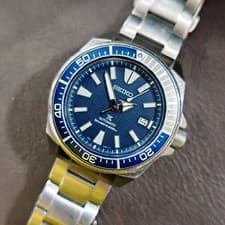RARE Seiko Prospex SRPF01K1 Samurai Automatic Divers Date Blue Dial STO Watch