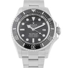 Rolex Sea-Dweller Deepsea Black Dial Steel Watch 136660