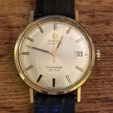 Vintage Omega Seamaster Automatic Watch Used For Parts Or Repair