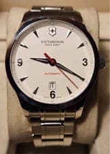 Victorinox Swiss Army Alliance Automatic Watch 40mm Mens 241666 Silver 17cm