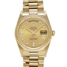 ROLEX Day-Date 18238A Champagne/diamond WATCH 721928