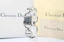Christian Dior D78-100 Pandiora Quartz Watch Mirror Dial Women w/Full Set w-1315